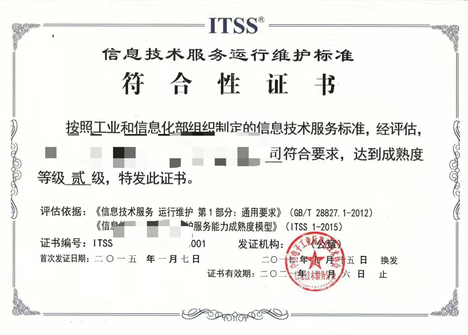 ITSS认证
